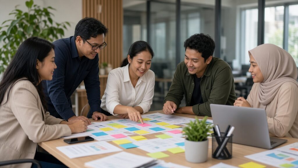 Latihan soft skill di kantor