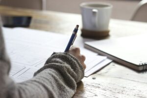 Catatan reaksi untuk latihan cara belajar kimia